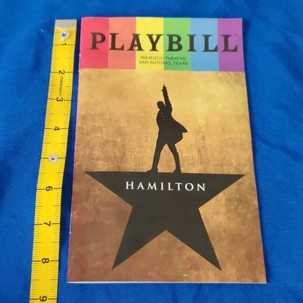 Hamilton Playbill June 2023 San Antonio Majestic Theatre Philip Tour Pride Ed.